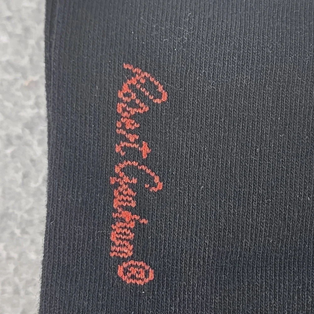 Robert Graham Dress Socks Mens Size 7-12 Black Red Logo 4-Pack Mid Calf